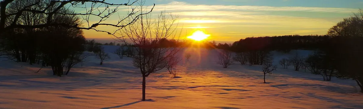 Plateau de Retord enneigé