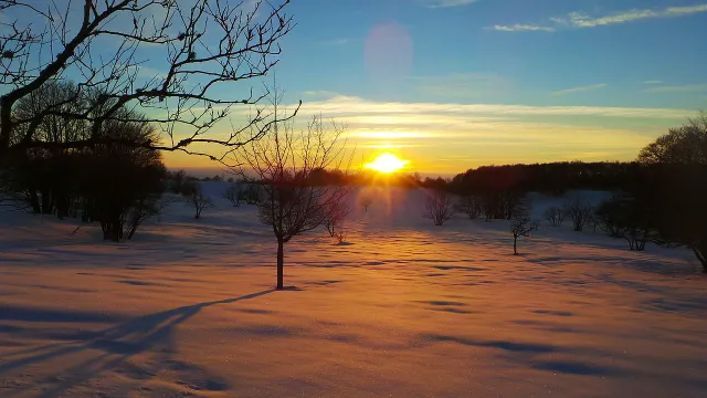 Plateau de Retord enneigé